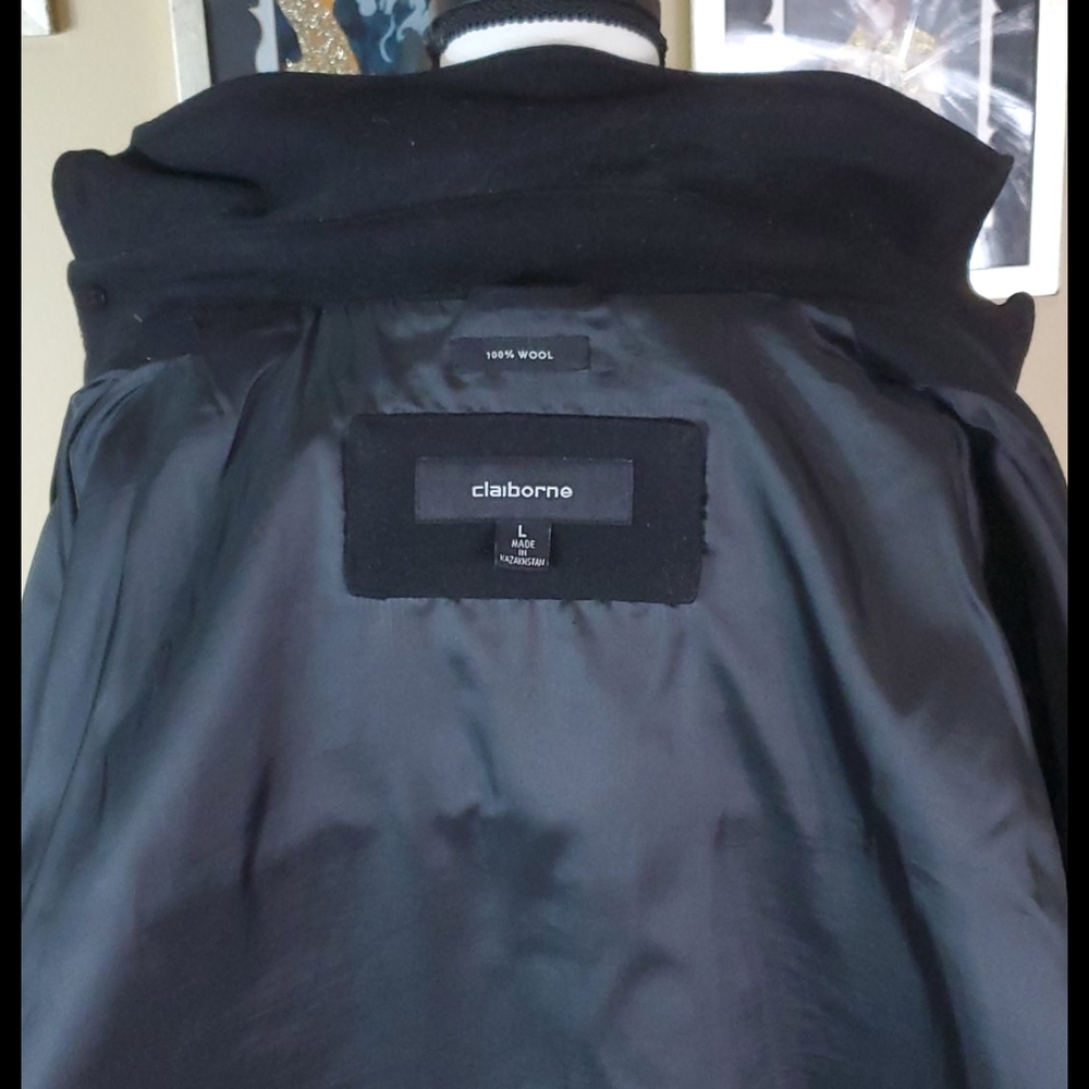 Liz Claiborne black wool jacket - Picture 6 of 8